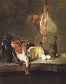 Still Life with a Ray and Chicken - Jean Simeon Chardin