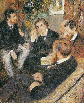 The Artists Studio Rue Saint Georges 1876 - Pierre Auguste Renoir reproduction oil painting