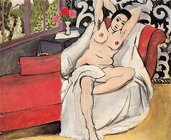 Nude on a Sofa 1923 - Henri Matisse reproduction oil painting