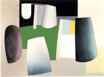 Abstract Composition Green 1934 - Jean Helion reproduction oil painting