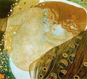 Danae 1907 - Gustav Klimt reproduction oil painting