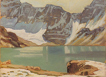 Lake McArthur Yoho Park c1924 - J.E.H. MacDonald reproduction oil painting