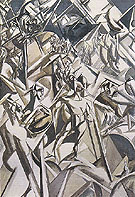 The Thebaide 1912 - Percy Wyndham Lewis reproduction oil painting