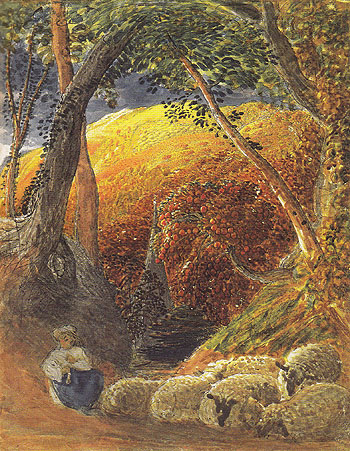 The Magic Apple Tree c1829 - Samuel Palmer reproduction oil painting