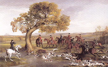 The Grosvenor Hunt 1762 - George Stubbs reproduction oil painting