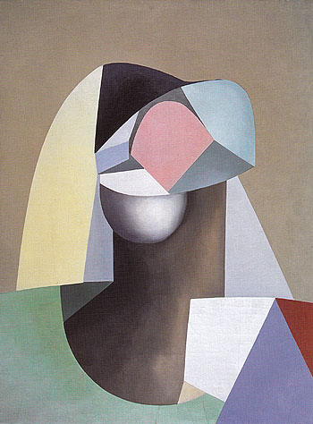 Hollow Figure 1936 - Jean Helion reproduction oil painting