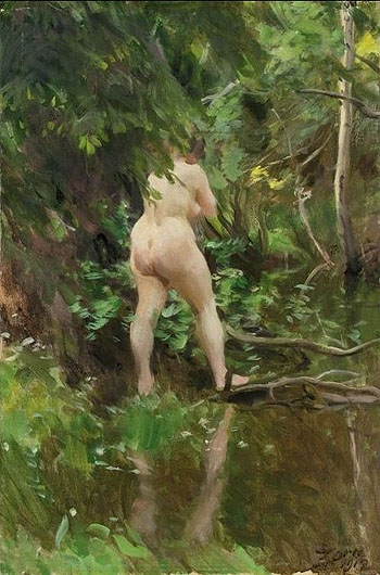 Flood Oversvamning - Anders Zorn reproduction oil painting