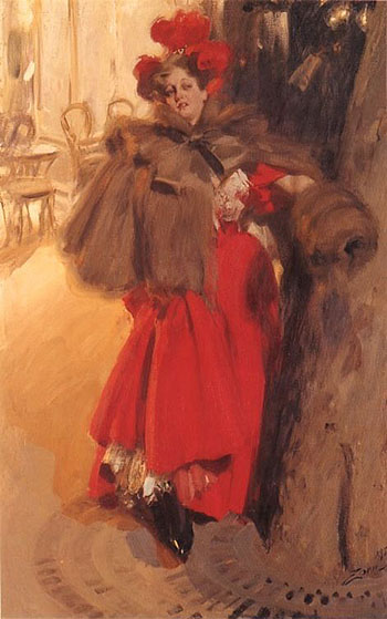 Natteffekt 1895 - Anders Zorn reproduction oil painting