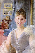 Portrait of Edith Palgrave Edward in Her London Residence - Anders Zorn