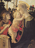 The Virgin and Child with John the Baptist - Sandro Botticelli