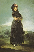 Portrait of Mariana Waldstein - Francisco de Goya ya Lucientes