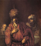 The Condemnation of Haman c1665 - Rembrandt Van Rijn