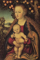 Madonna and Child Under an Apple Tree - Lucas Cranach