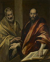 The Apostles Peter and Paul 1587 - El Greco