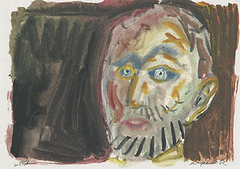 Self Portrait 1987 - A R Penck reproduction oil painting