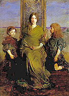 Virgin Enthroned - Abbott Henderson Thayer