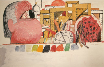 Studio Landscape 1975 - Philip Guston reproduction oil painting