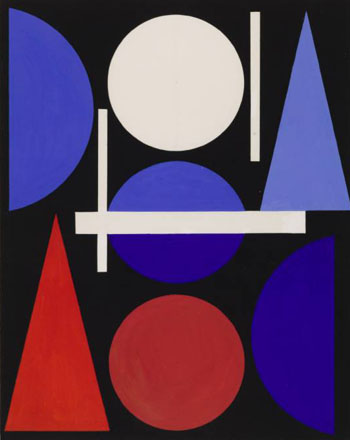 Nude 1960 - Auguste Herbin reproduction oil painting