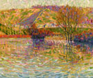 The Coast at Haute Isle c1906 - Auguste Herbin reproduction oil painting