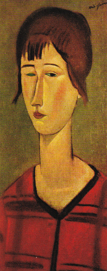 Marcelle 1917 - Amedeo Modigliani reproduction oil painting