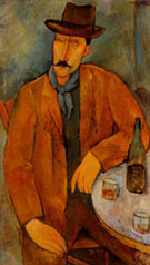 Man with a Wine Glass - Amedeo Modigliani