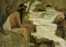 Indian Fishing by A Stream - E Irving Couse
