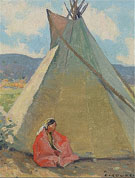 The Tepee - E Irving Couse