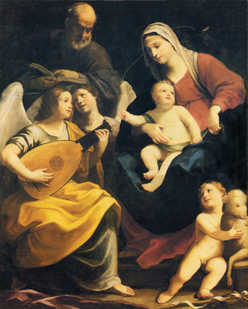 Holy Family 1642 - Guido Reni reproduction oil painting