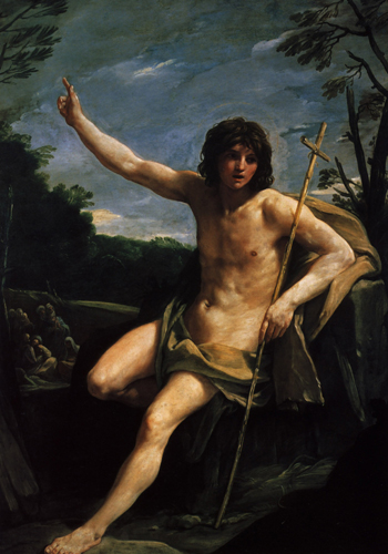 Saint John The Baptist 1637 - Guido Reni reproduction oil painting