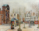 Place Des Abbesses 1931 - Maurice Utrillo