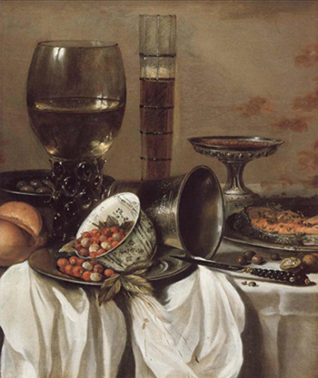 Still Life with Drinking Vessels - Pieter Claesz reproduction oil painting