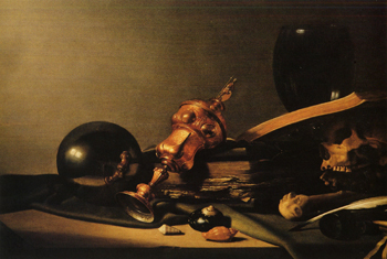 Werkstatt 1634 - Pieter Claesz reproduction oil painting