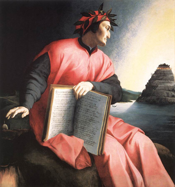 Allegorical Portrait of Dante - Agnolo Bronzino reproduction oil painting