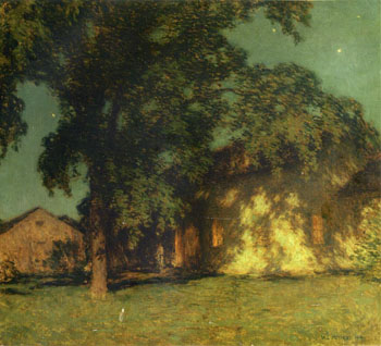 Summer Night No 2 1914 - Willard Leroy Metcalfe reproduction oil painting