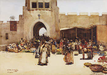 The North Gate Baghdad 1882 - Arthur Melville reproduction oil painting