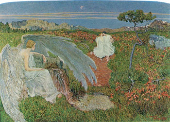 Love at The Source of Life - Giovanni Segantini reproduction oil painting