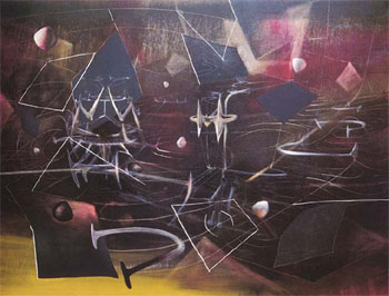 To Escape The Absolute 1944 - Roberto Matta reproduction oil painting