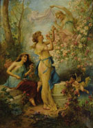 Venus with Putti and Attendants - Hans Zatzka