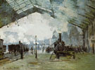 The Gare Saint Lazare 1876 - Claude Monet