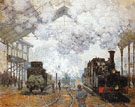 Gare Saint Lazare Arrival of a Train 1877 - Claude Monet