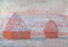 Hay Stacks Morning Effect 1889 - Claude Monet