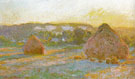 Hay Stacks End of Summer 1890 - Claude Monet