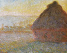 Hay Stacks Sunset 1890 - Claude Monet