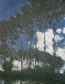 Poplars Banks of the Epte 1891 - Claude Monet