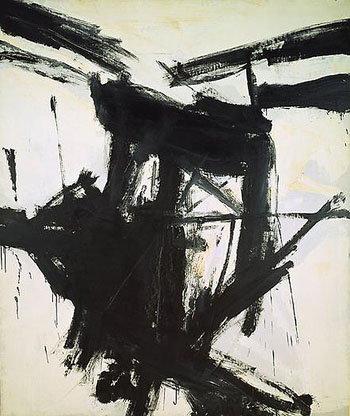 August Day 1957 - Franz Kline reproduction oil painting