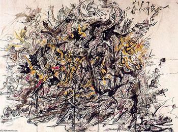 Untitled 15 - Jackson Pollock reproduction oil painting