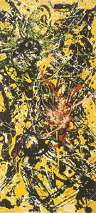 Vertical Painting - Jackson Pollock