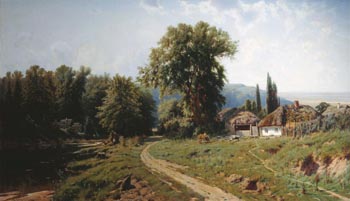 HutorVMalorossii 1884 - Konstantin Yakovlevich Kryzhitsky reproduction oil painting