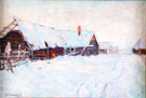 Russian Village in Winter - Konstantin Yakovlevich Kryzhitsky