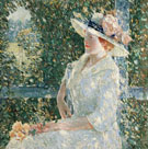 An Outdoor Portrait of Miss Weir 1909 - Childe Hassam